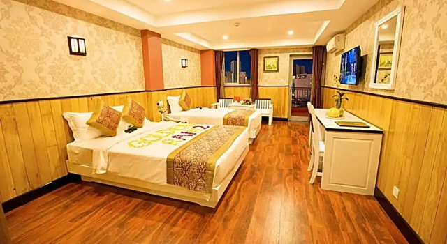Двухместный номер Deluxe с видом на город Golden Rain 2 Hotel Nha Trang Beach