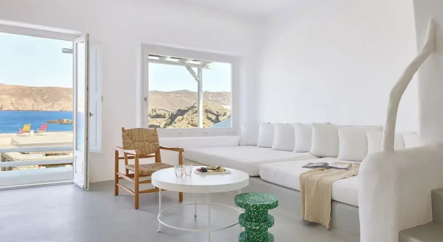 Люкс с 2 комнатами с панорамным видом на море Mykonos Lolita, a Resort to Live