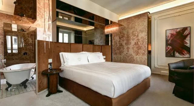 Двухместный номер Deluxe Grand Hotel Duchi dAosta