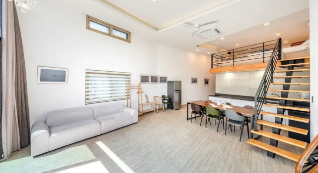 Номер Standard Дуплекс с 2 комнатами с видом на горы Gangneung Awesome Pension