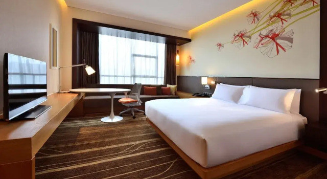 Двухместный номер для гостей с ограниченными возможностями Hilton Garden Inn Chengdu Huayang