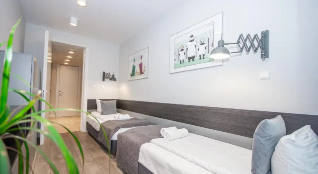Апартаменты с 2 комнатами с балконом InPoint Smart Apartments