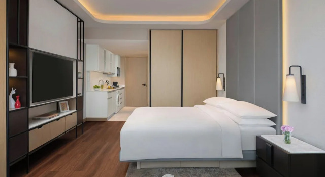 Двухместная студия с видом на город Marriott Executive Apartments Mall Road Amritsar