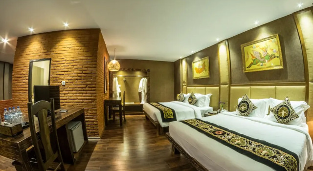 Двухместный номер Deluxe с красивым видом из окна Bagan Landmark Hotel