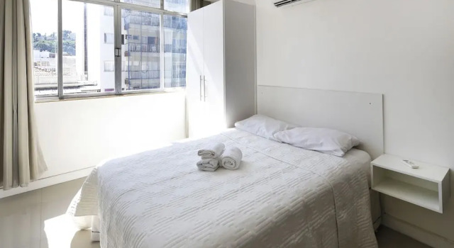 Rio Rentals 021 - C070 - Studio de luxo na quadra da praia de Copacabana, Забронировать Отель Отели Рио-де-Жанейро с парковкой, рядом с Пляж Вермелья, Парковка