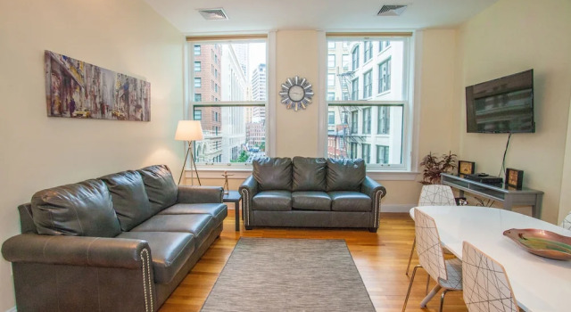 Апартаменты Faneuil Hall North End 4 Beds 2 Bath Downtown