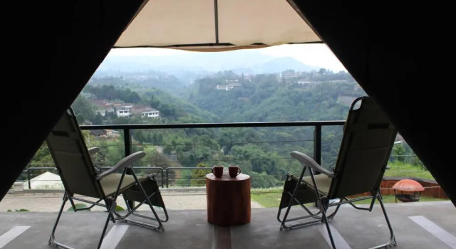 Camera familiare Standard con balcone e con vista Trizara Resorts - Glam Camping