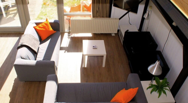 Cozy furnished house with a terrace, on a little beach, Prenota Hotel Lauwersoog Lauwersmeer