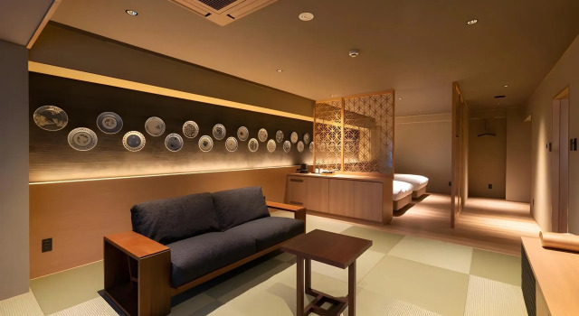 Ureshino Onsen Cha no Kokoro Warakuen, Buchen Sie Hotel Ureshino Saga
