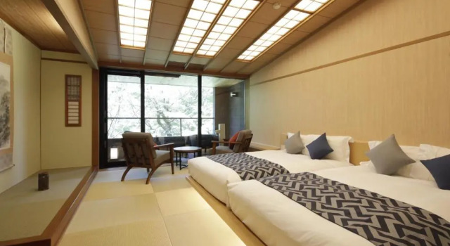 Номер Japanese-Style with Open-Air Bath Executive Centurion Hakone Bettei