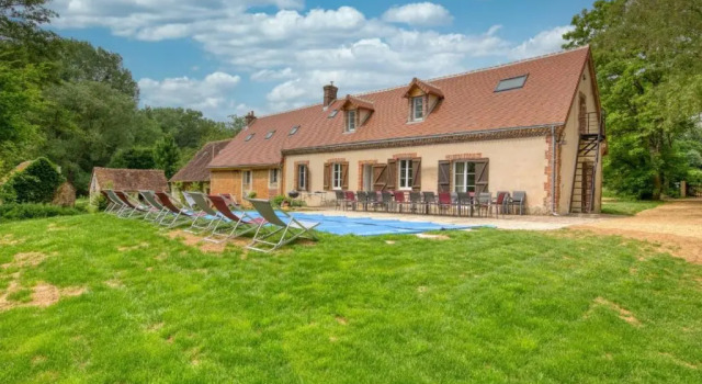 Crazy Villa Moulin du Vinet 28 - Heated pool - Basket - 2h Paris - 26p, Boek Villa  