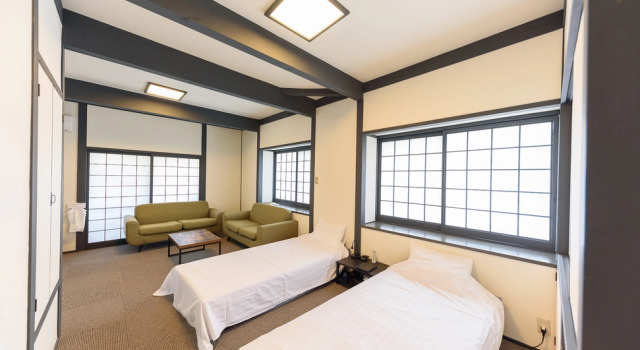 Кровать в общем номере (женский номер) Yufuin Onsen Tsukanoma