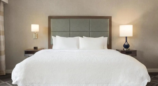 Люкс c 1 комнатой Hampton Inn & Suites Manchester-Bedford
