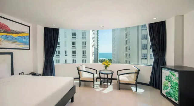 Двухместный номер Deluxe с видом на море Kamala Hotel & Apartment Da Nang
