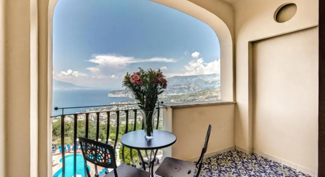 Двухместный номер Standard с балконом и с видом на море Grand Hotel Hermitage