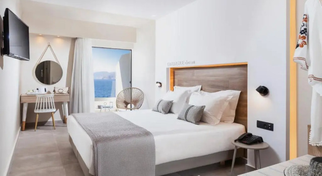Двухместный номер Deluxe с видом на море Carian Hotel
