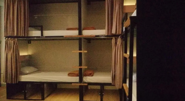 Кровать в общем номере PINX'S HOSTEL