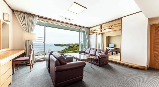 Номер Standard с балконом и с видом на море Spa and Resort Hotel Solage Oita Hiji Beppuwan