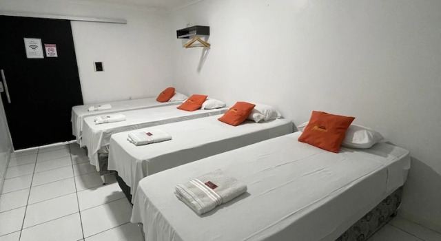 Четырёхместный номер Standard Hotel Pousada Acauã Acesso através de escadas