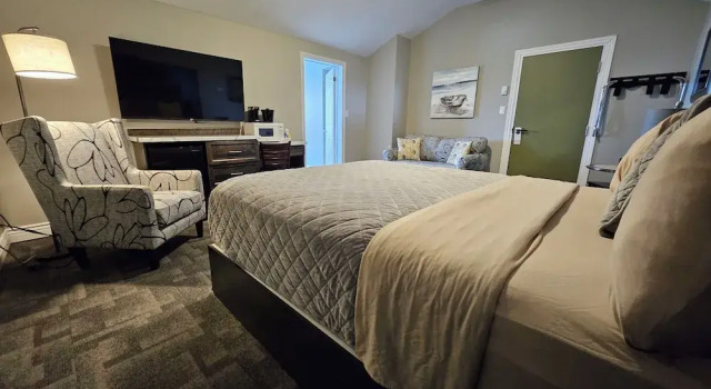 Двухместный люкс Luxury с частичным видом на океан Newfound Inn and Suites