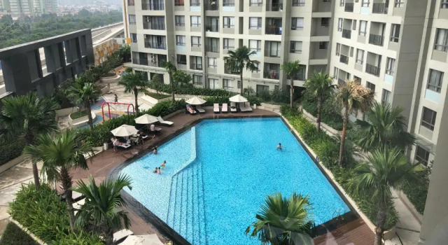 Апартаменты с видом на бассейн Masteri Thao Dien Apartment Complex