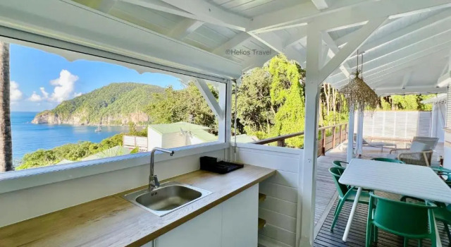 Вилла Villa Etoile Matutine, 3 chambres, piscine, belle vue mer