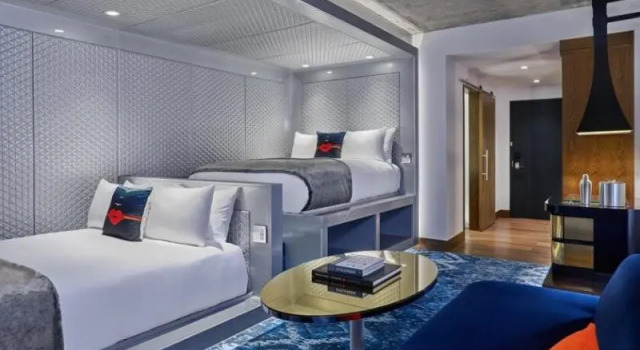W Hotel Aspen - Hotel Room with 2 Queens, Забронировать Отель Отели Аспен с бассейном, рядом с Театр "Айсис", Бассейн