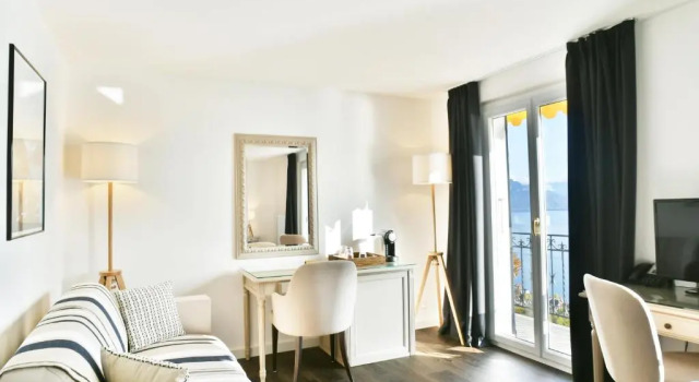 Двухместный номер Deluxe с частичным видом Le Baron Tavernier Hôtel Restaurants Spa