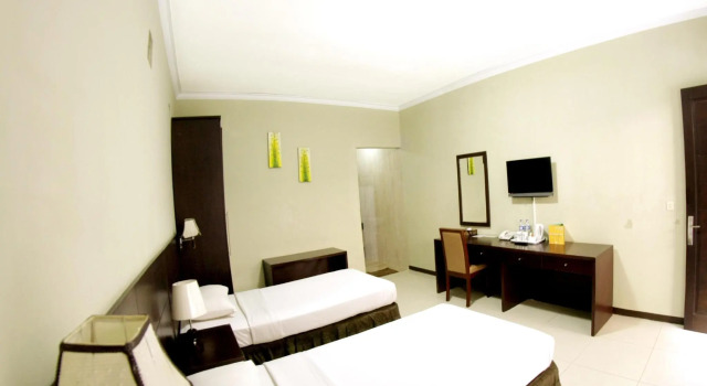 Habitación De ejecutivo con vista a la piscina Hotel Pesona Bamboe Lembang
