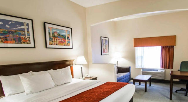 Двухместный люкс c 1 комнатой Comfort Suites Jacksonville Airport