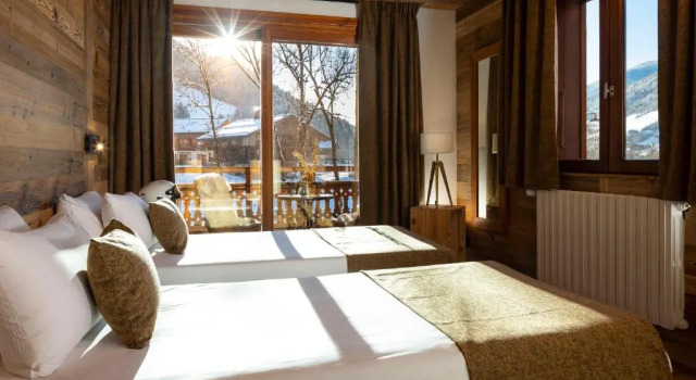 Двухместный номер Standard с балконом Hôtel et Spa Le Vermont