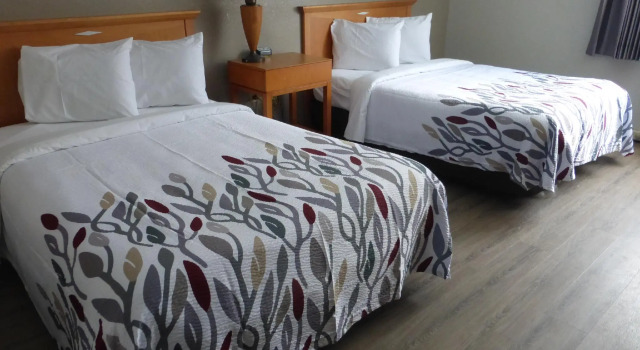 Кровать в общем номере Red Roof Inn New Stanton