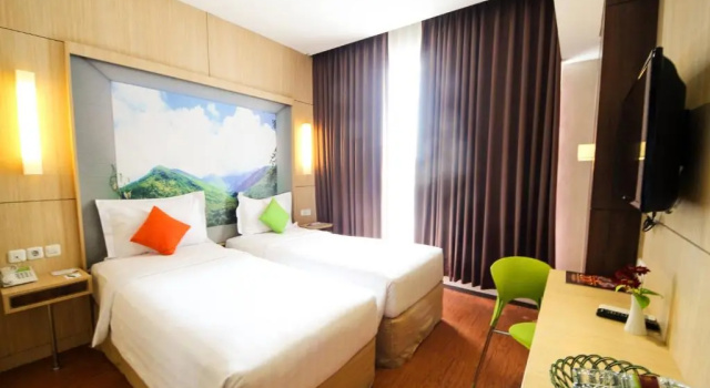 Superior Twin room Tebu Hotel Bandung
