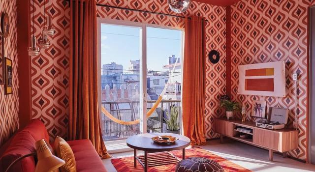 Апартаменты Comfort с балконом MOOD HAUS by DW - 70s Retro Stays