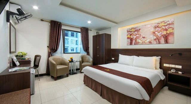 Quang Chung Hotel Le Van Thiem, Забронировать Отель Тхань Суан Ханой