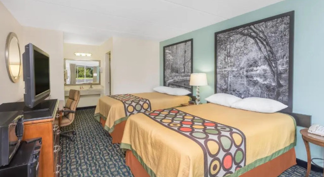 Четырёхместный номер Standard Super 8 By Wyndham Kingsland I-95 Naval Base Area