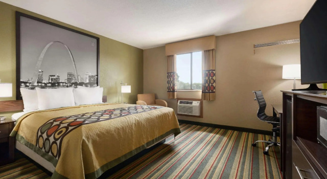 Двухместный номер Standard Super 8 by Wyndham Sikeston/Miner Area