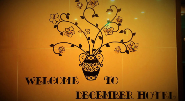 Кровать в общем номере December Hotel