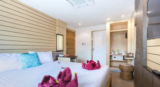 Двухместный номер с балконом Anda Beachside Hotel