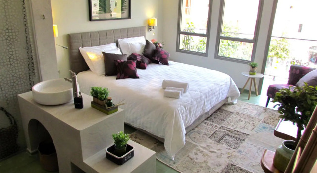 Двухместный номер Superior с балконом и с видом на город Margosa Boutique Hotel Tel-Aviv Jaffa