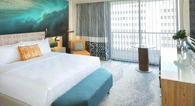 Двухместный номер с частичным видом на океан OUTRIGGER Waikiki Beachcomber Hotel