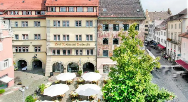 Romantik Hotel Barbarossa, Buchen Sie Hotel Stockach Bodensee-Radweg
