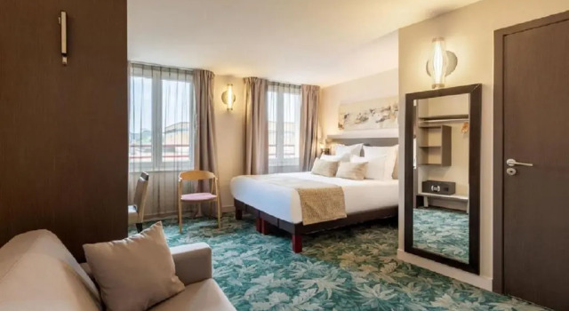 Семейный номер Standard Best Western Plus Hôtel Belfort Centre Gare