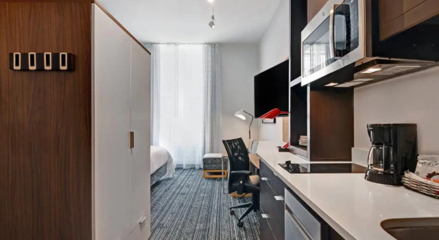 Студия TownePlace Suites by Marriott Cincinnati Downtown