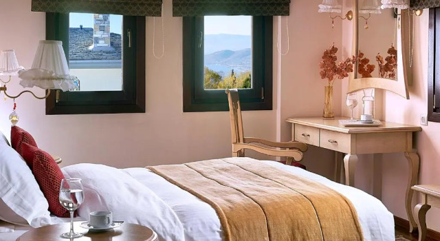 Люкс с видом на море Stevalia Hotel & Spa