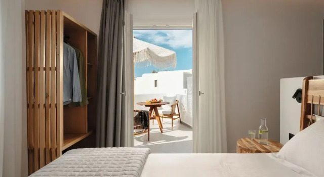Двухместный люкс Superior с балконом и рядом с пляжем Phaistos Suites