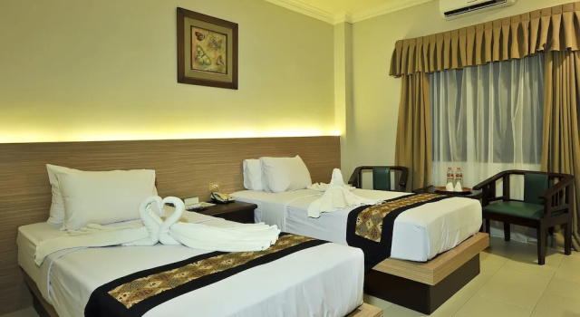 Deluxe Twin room Hotel Grasia Semarang