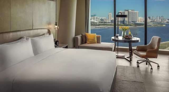 Двухместный клубный номер Standard с видом на реку InterContinental Tianjin Yujiapu Hotel & Residences by IHG