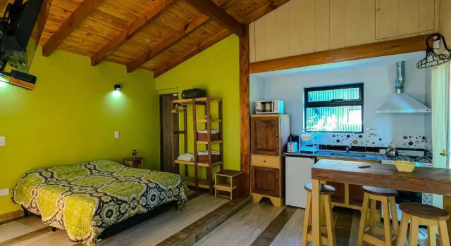 Cabañas Patagonia Rupestre, Забронировать Апартаменты/квартира Эль-Больсон Рио-Негро