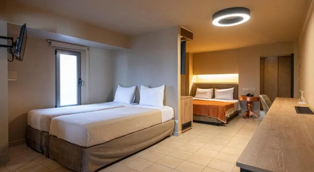 Семейный номер Standard с видом на сад Aegeon Beach Hotel